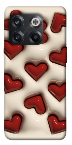 Чехол itsPrint Выпуклые сердца для OnePlus 10T
