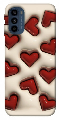Чехол itsPrint Выпуклые сердца для Motorola Moto G41