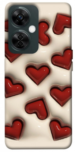 Чехол itsPrint Выпуклые сердца для OnePlus Nord CE 3 Lite