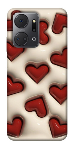 Чехол itsPrint Выпуклые сердца для Huawei Honor X7a