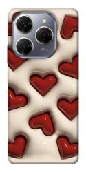 Чехол itsPrint Выпуклые сердца для TECNO Spark 20 Pro