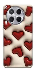Чехол itsPrint Выпуклые сердца для TECNO Camon 30 (CL6)