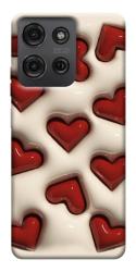Чехол itsPrint Выпуклые сердца для Motorola Moto G75 5G