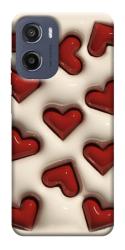 Чехол itsPrint Выпуклые сердца для Motorola Moto G05