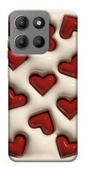 Чехол itsPrint Выпуклые сердца для Motorola Moto G15 4G