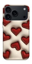 Чехол itsPrint Выпуклые сердца для Apple iPhone 17 Pro Max (6.9")