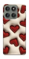 Чехол itsPrint Выпуклые сердца для Motorola Edge 60 Pro