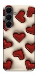 Чехол itsPrint Выпуклые сердца для Samsung Galaxy S25 FE