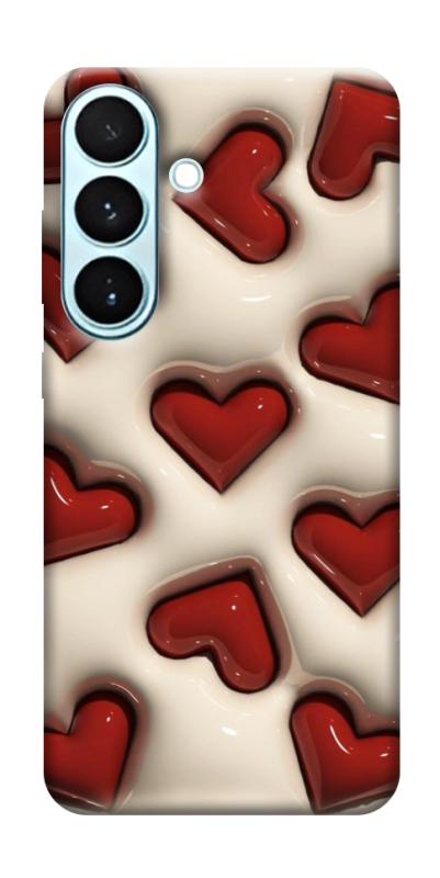 Чохол itsPrint Випуклі серця для Samsung Galaxy S26, паттерн, купити оптом з доставкою