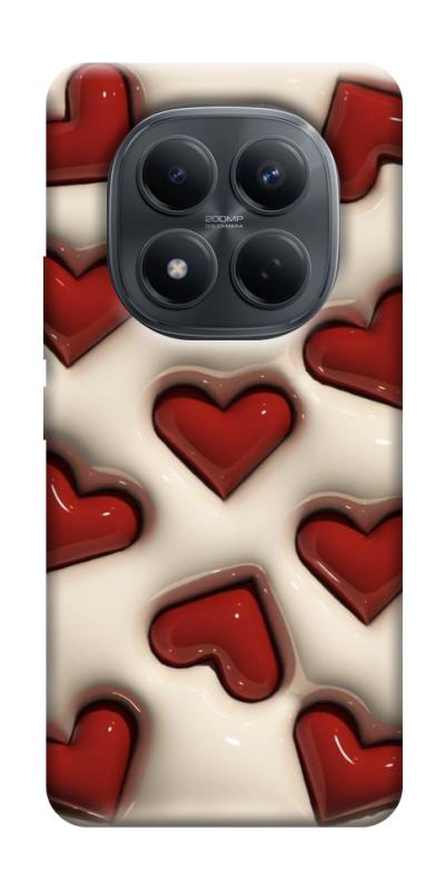 Чехол itsPrint Выпуклые сердца для Xiaomi Redmi Note 15 Pro 4G, паттерн, купить оптом с доставкой