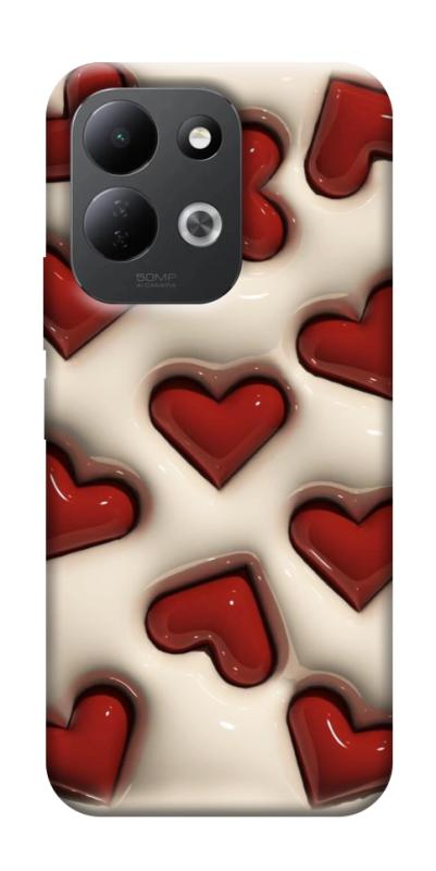 Чехол itsPrint Выпуклые сердца для Xiaomi Redmi 17, паттерн, купить оптом с доставкой