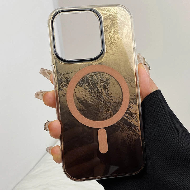 Чохол TPU Shiny Mountain Magnetic Fit для Apple iPhone 15 Pro Max (6.7"), Chocolate 1, TPU, купити оптом з доставкою