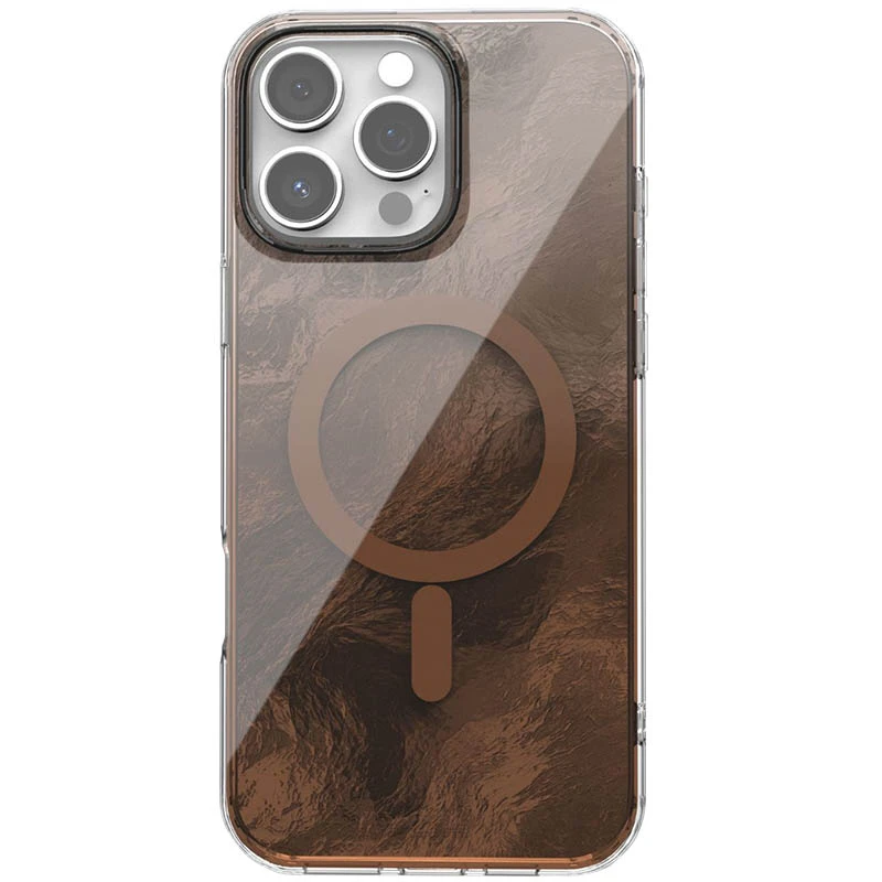 Чехол TPU Shiny Mountain Magnetic Fit для Apple iPhone 16 Pro (6.3"), Chocolate, TPU, купить оптом с доставкой