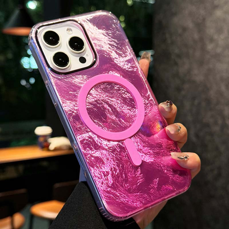 Сверкающий чехол Shiny Mountain with MagSafe для Apple iPhone 16 Pro Max (6.9) | MagFit | на картинке №3