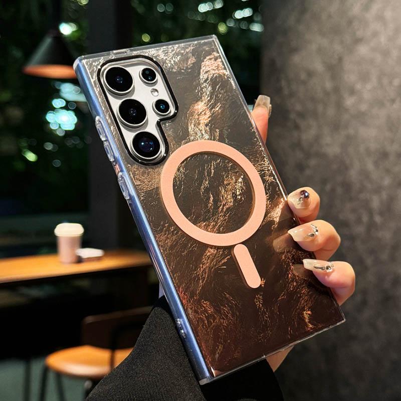 Виблискуючий чохол Shiny Mountain with MagSafe для Samsung Galaxy S25 Ultra | MagFit | на малюнкі №2