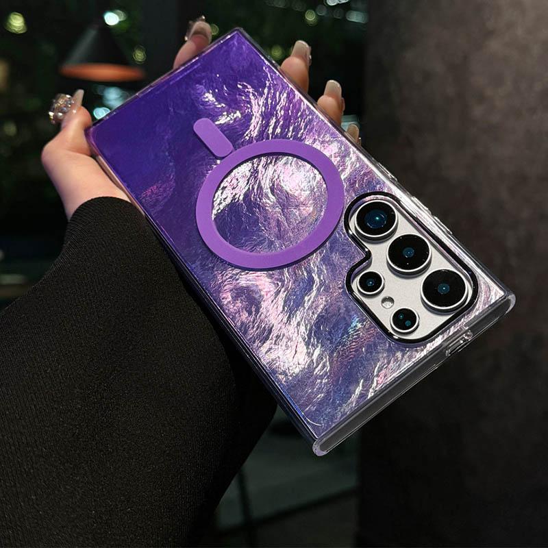 Виблискуючий чохол Shiny Mountain with MagSafe для Samsung Galaxy S25 Ultra | MagFit | на малюнкі №2