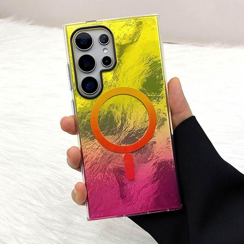 Виблискуючий чохол Shiny Mountain with MagSafe для Samsung Galaxy S25 Ultra | MagFit | на малюнкі №2