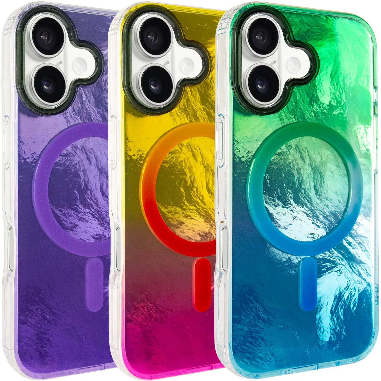 Чехол TPU Shiny Mountain (MagFit) для Apple iPhone 17 (6.3"), TPU, купить оптом с доставкой