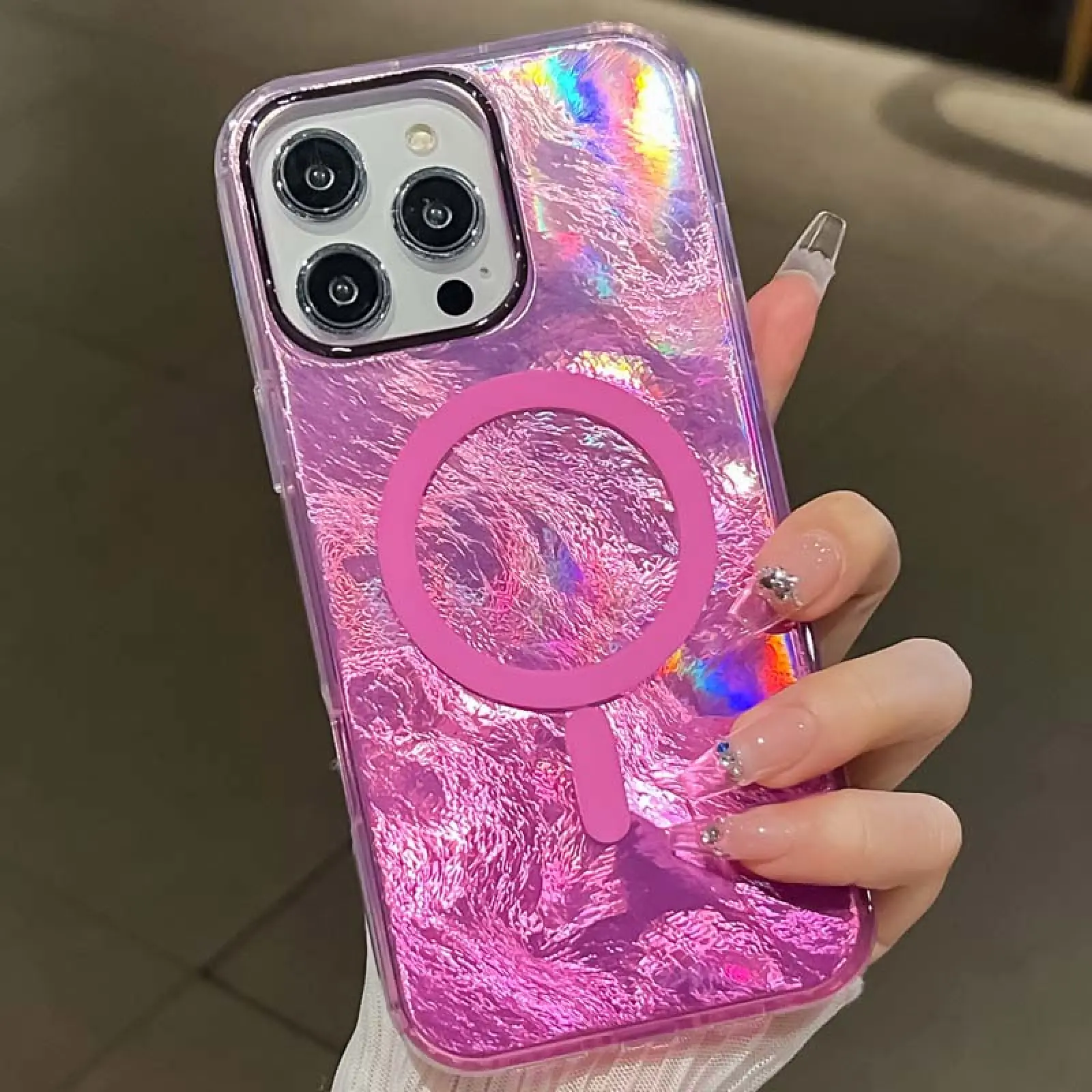 Чехол TPU Shiny Mountain (MagFit) для Apple iPhone 17 (6.3") 2, TPU, купить оптом с доставкой