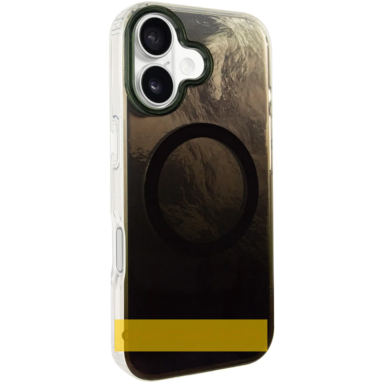 Чехол TPU Shiny Mountain (MagFit) для Apple iPhone 17 (6.3"), Black, TPU, купить оптом с доставкой