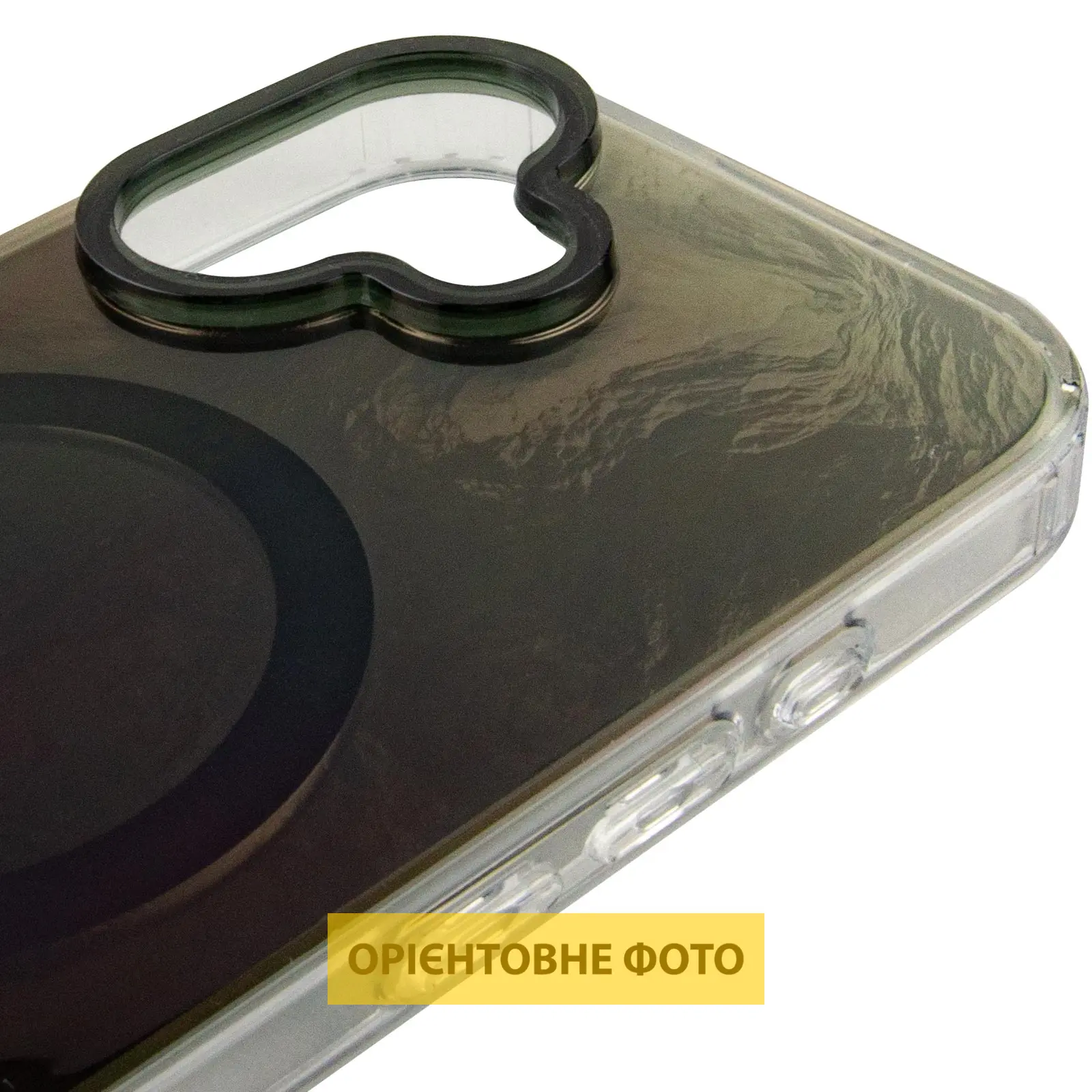 Чехол TPU Shiny Mountain (MagFit) для Apple iPhone 17 (6.3"), Black 3, TPU, купить оптом с доставкой