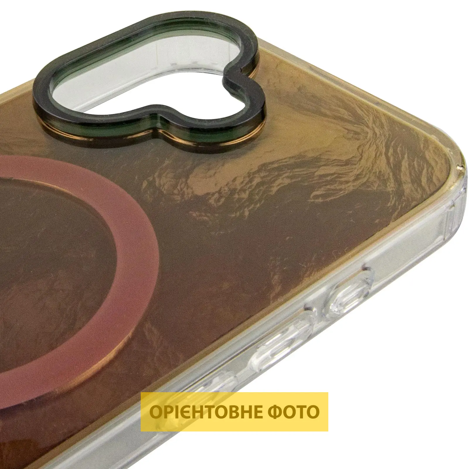 Чехол TPU Shiny Mountain (MagFit) для Apple iPhone 17 (6.3"), Chocolate 3, TPU, купить оптом с доставкой