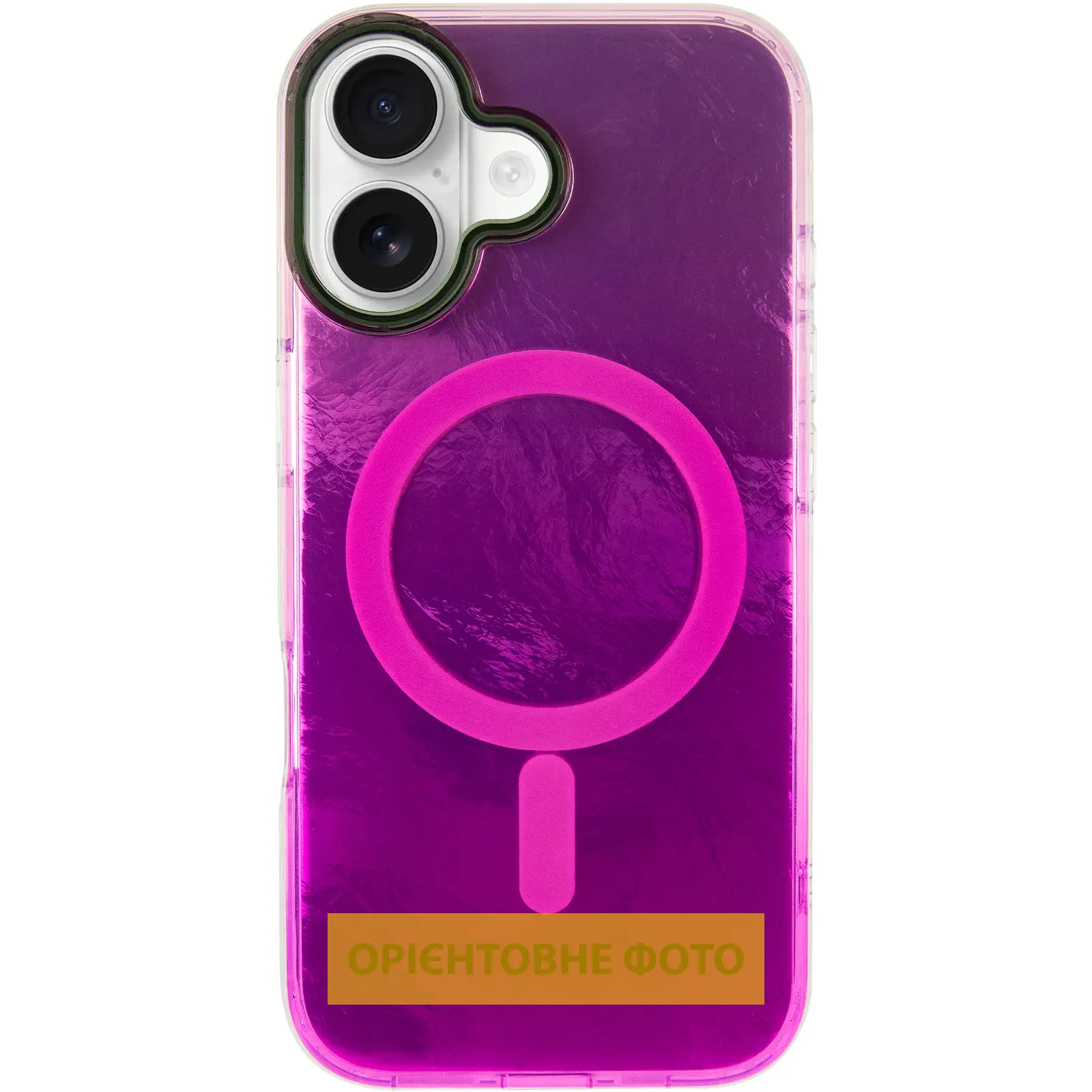 Чехол TPU Shiny Mountain (MagFit) для Apple iPhone 17 (6.3"), Pink 1, TPU, купить оптом с доставкой