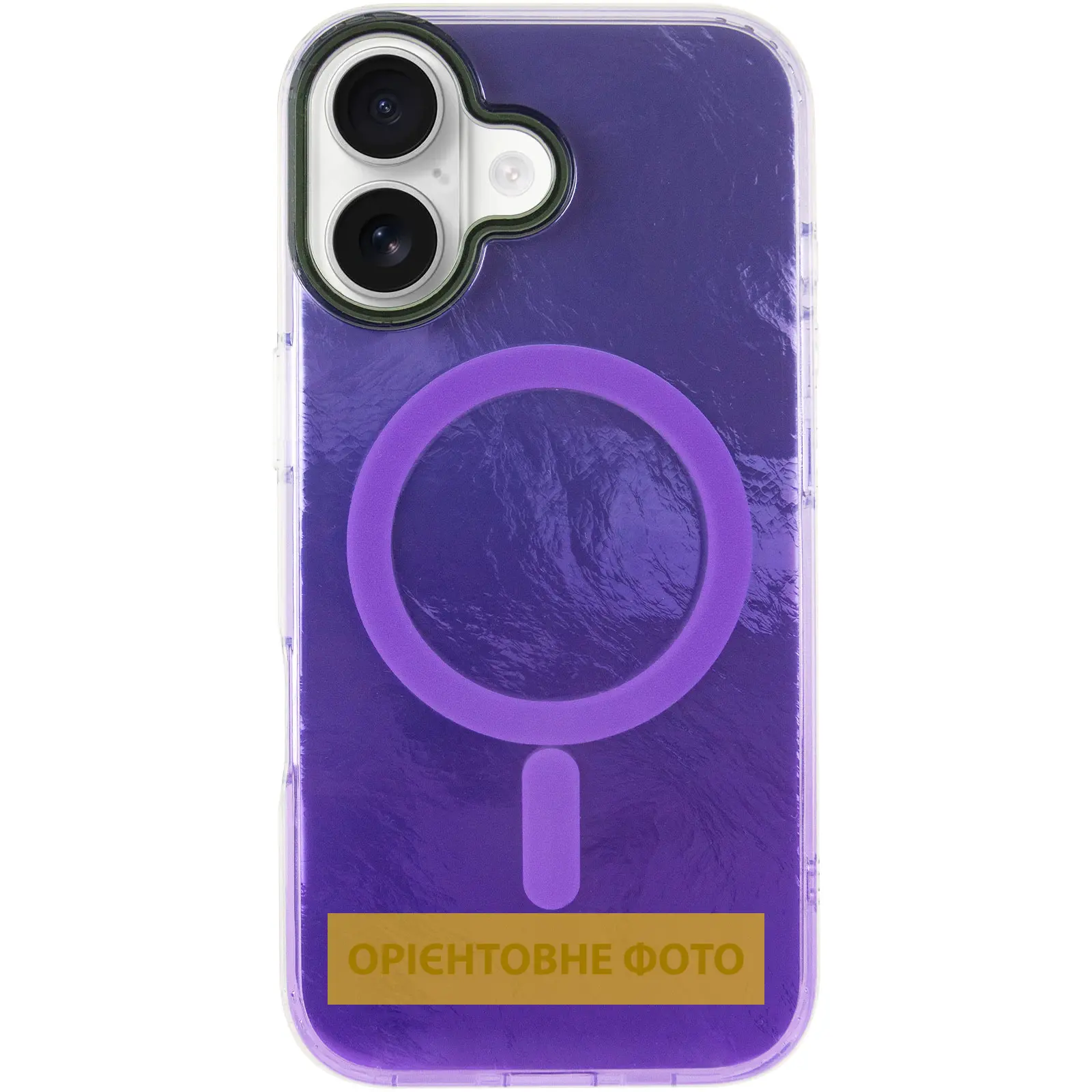 Чехол TPU Shiny Mountain (MagFit) для Apple iPhone 17 (6.3"), Purple 1, TPU, купить оптом с доставкой