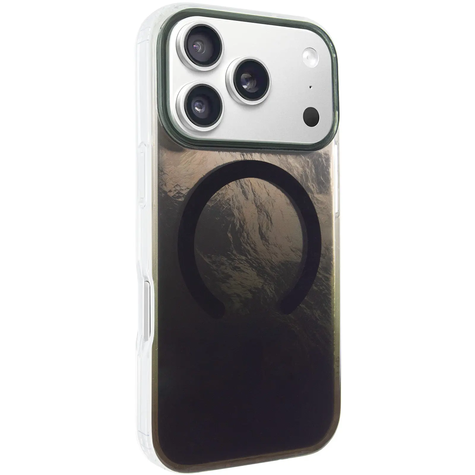 Чехол TPU Shiny Mountain (MagFit) для Apple iPhone 17 Pro (6.3"), Black, TPU, купить оптом с доставкой