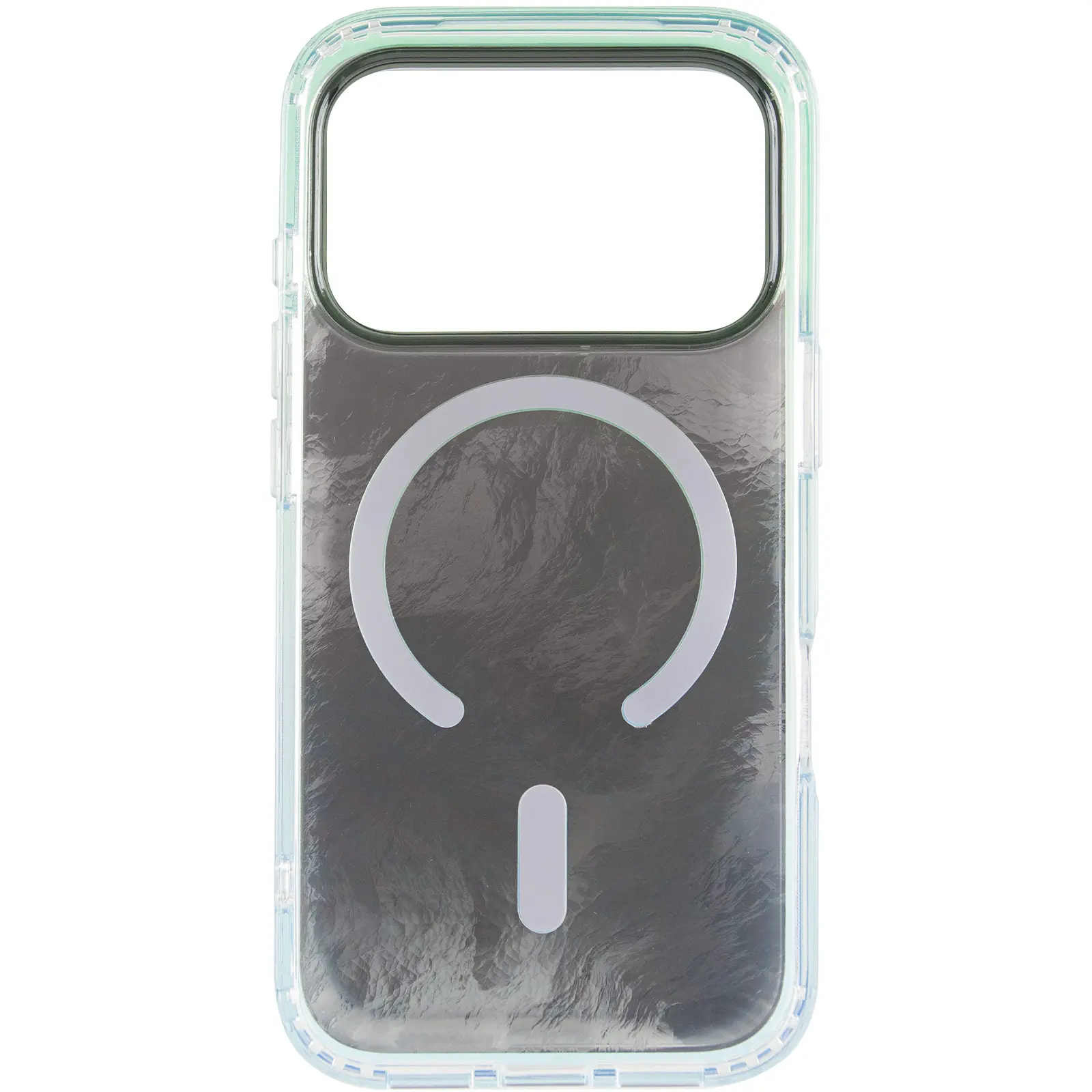 Чехол TPU Shiny Mountain (MagFit) для Apple iPhone 17 Pro (6.3"), Green / Blue 2, TPU, купить оптом с доставкой