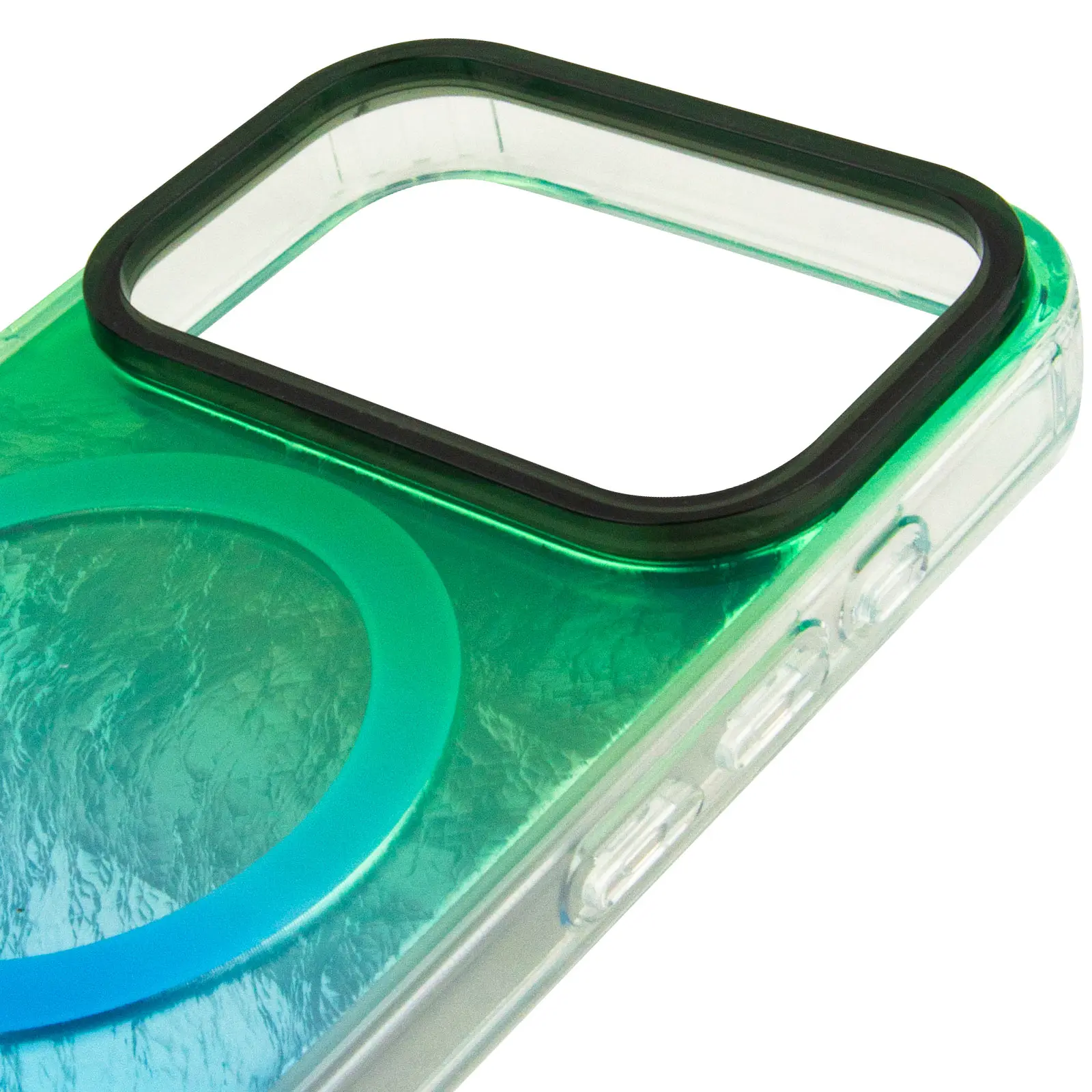 Чехол TPU Shiny Mountain (MagFit) для Apple iPhone 17 Pro (6.3"), Green / Blue 3, TPU, купить оптом с доставкой