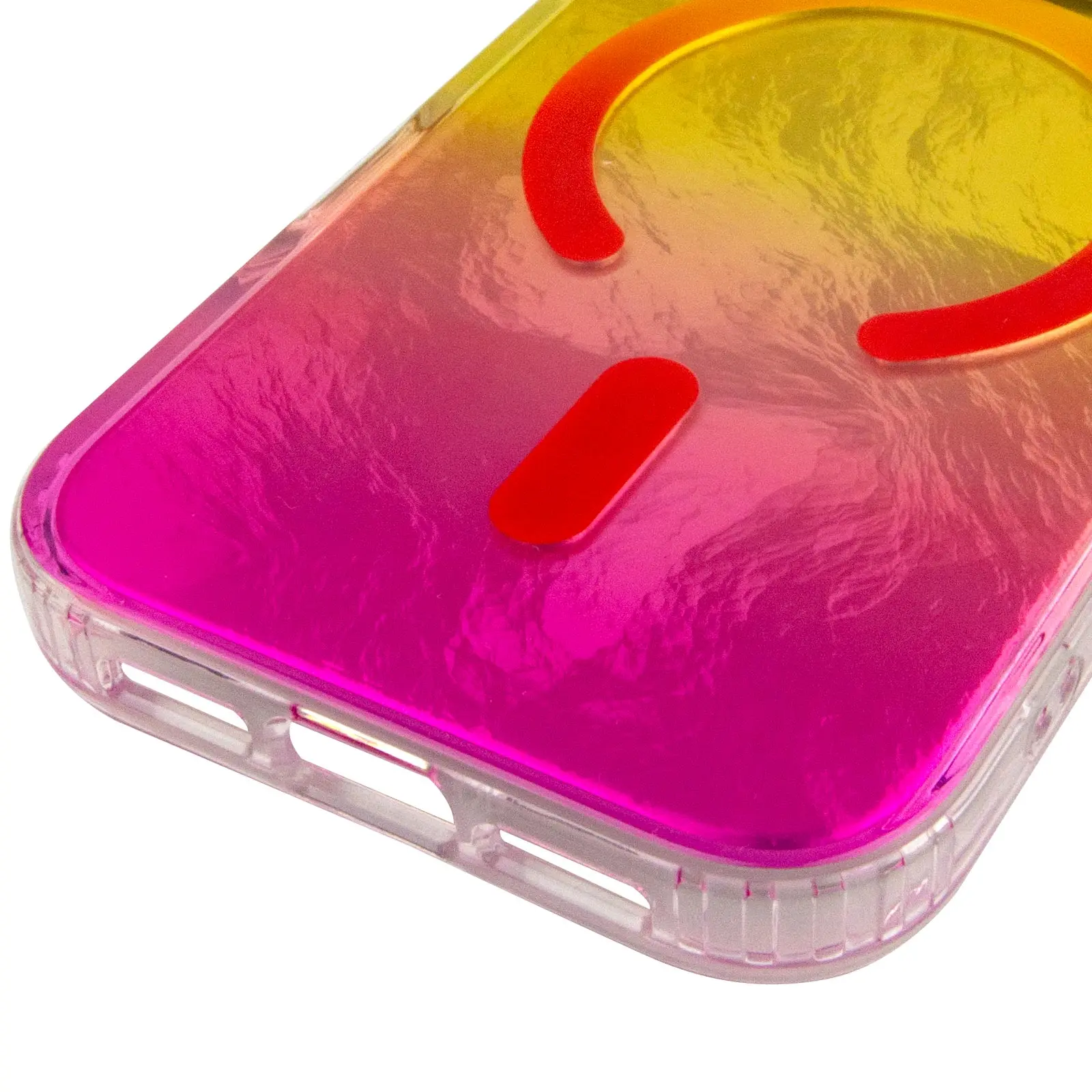 Чехол TPU Shiny Mountain (MagFit) для Apple iPhone 17 Pro (6.3"), Yellow / Pink 4, TPU, купить оптом с доставкой