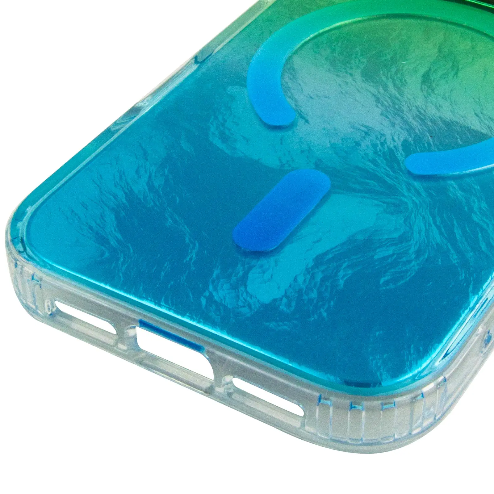 Чехол TPU Shiny Mountain (MagFit) для Apple iPhone 17 Pro Max (6.9"), Green / Blue 4, TPU, купить оптом с доставкой