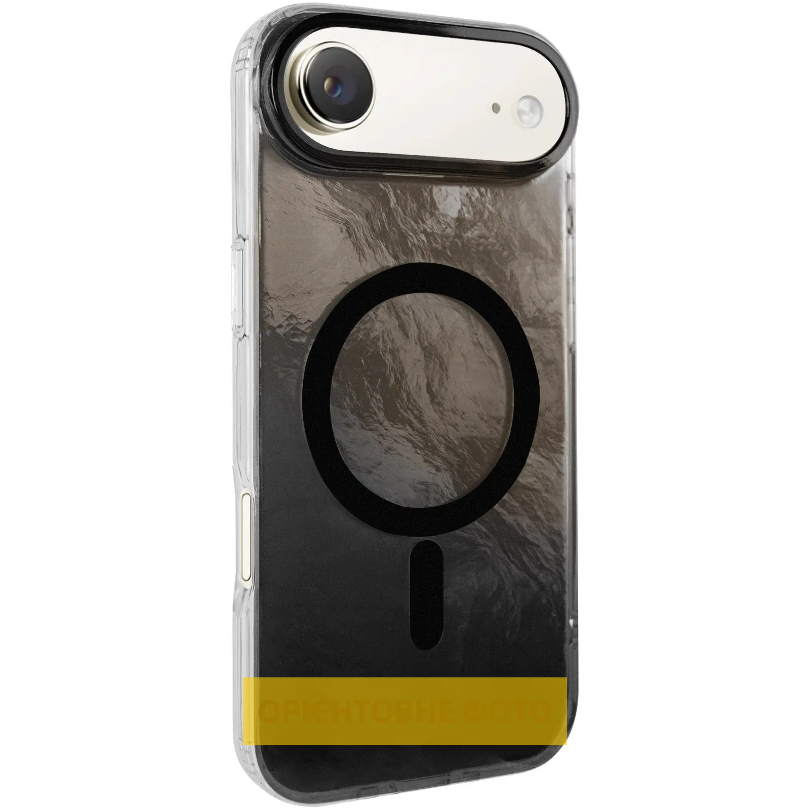 Чехол TPU Shiny Mountain (MagFit) для Apple iPhone 17 Air (6.5"), Black, TPU, купить оптом с доставкой