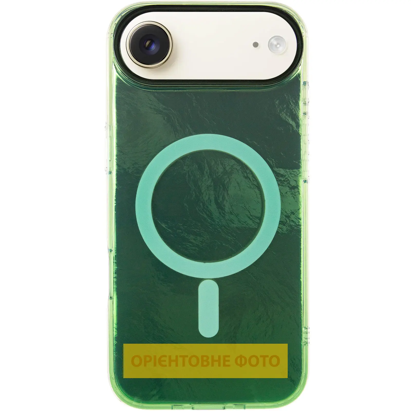 Чехол TPU Shiny Mountain (MagFit) для Apple iPhone 17 Air (6.5"), Green 1, TPU, купить оптом с доставкой