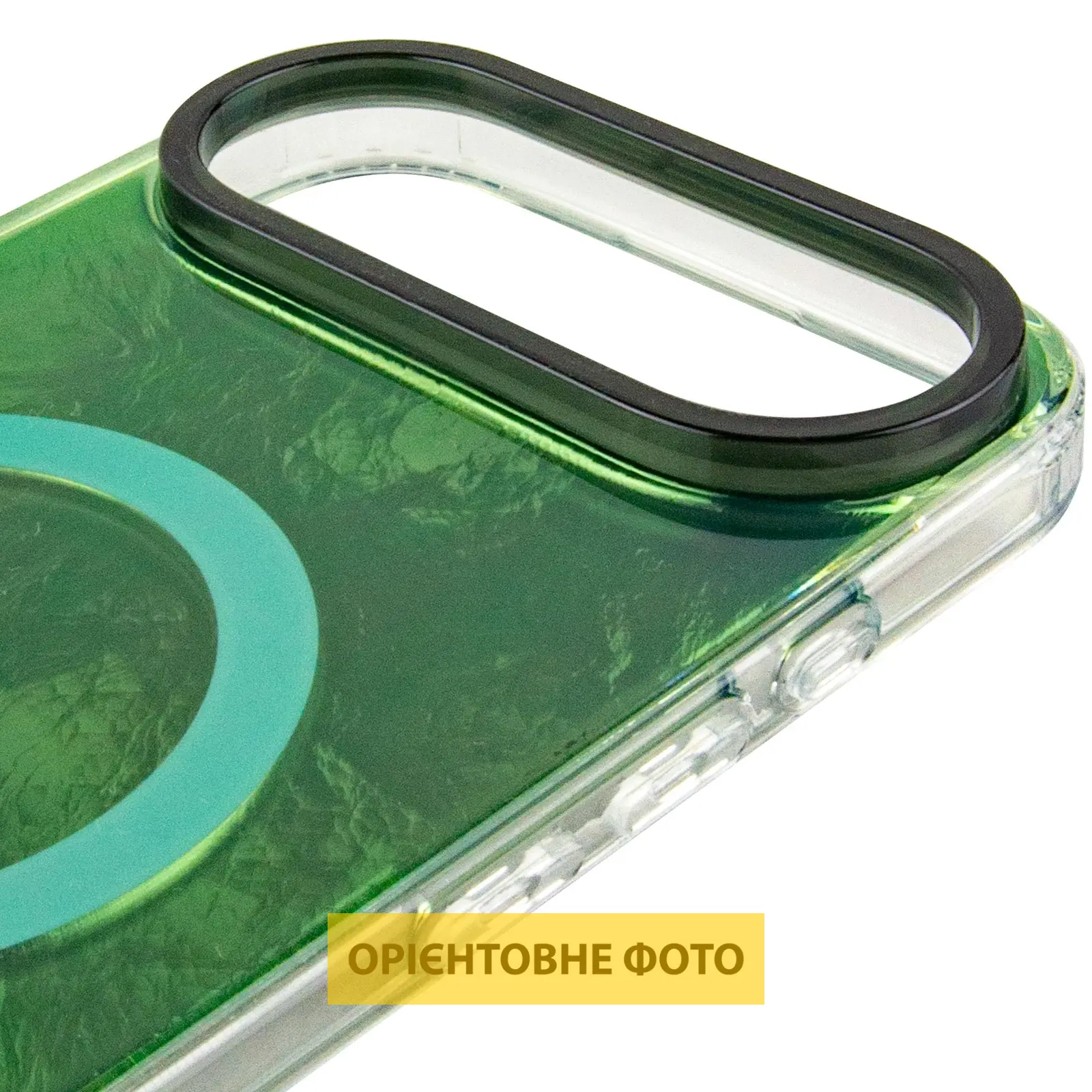 Чехол TPU Shiny Mountain (MagFit) для Apple iPhone 17 Air (6.5"), Green 3, TPU, купить оптом с доставкой