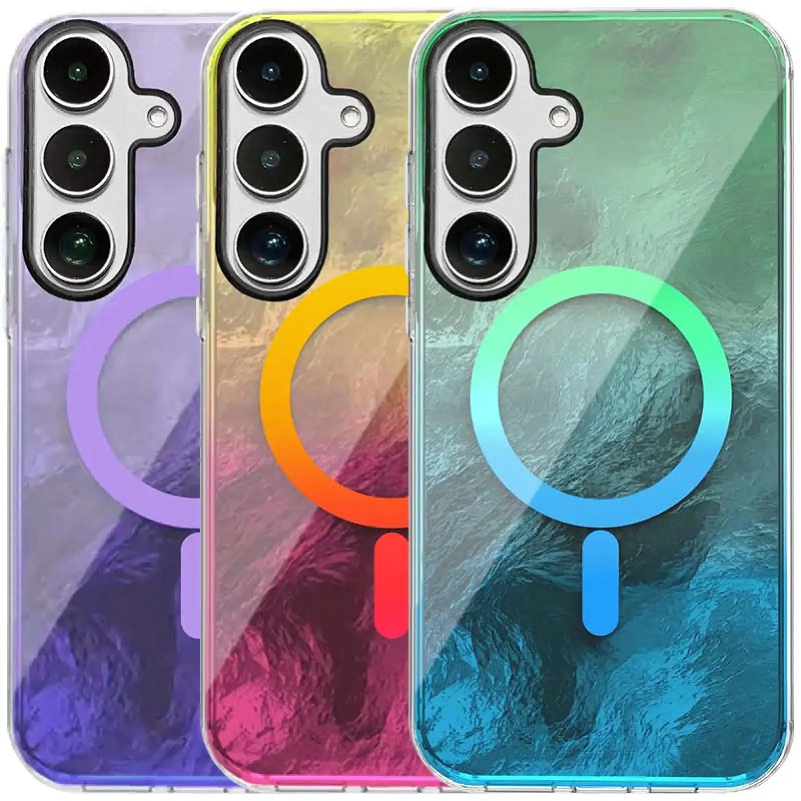 Чехол TPU Shiny Mountain (MagFit) для Samsung Galaxy S25 FE, TPU, купить оптом с доставкой