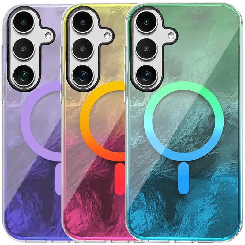 Чехол TPU Shiny Mountain Magnetic Fit для Samsung Galaxy S26, TPU, купить оптом с доставкой