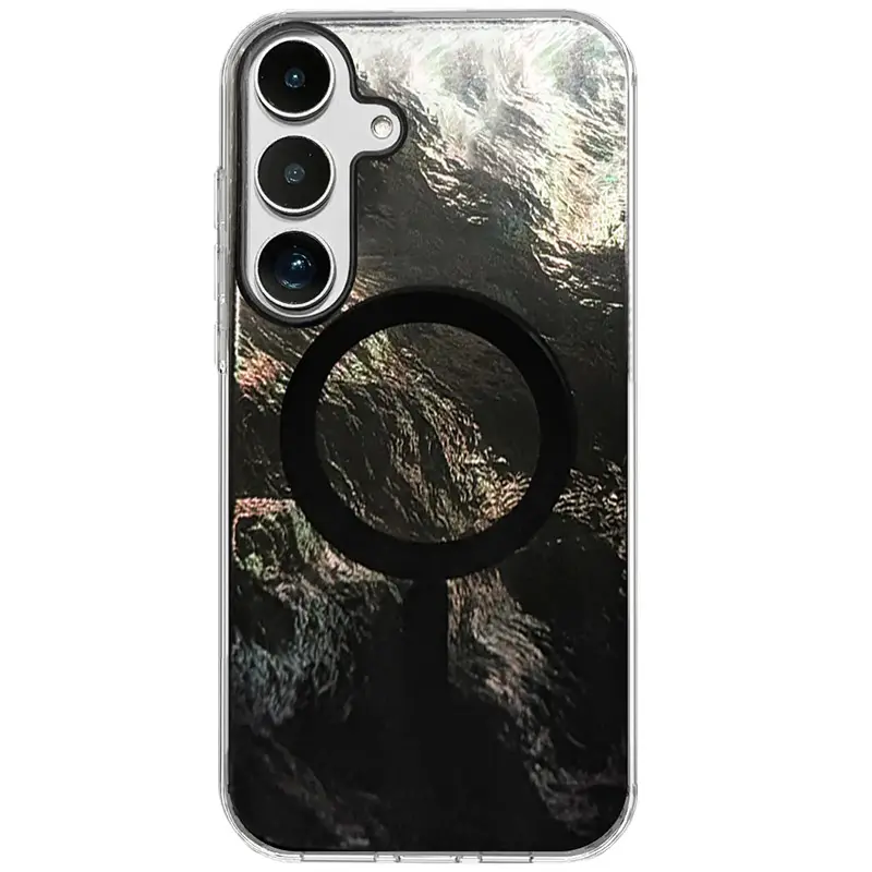 Чехол TPU Shiny Mountain Magnetic Fit для Samsung Galaxy S26+, Black, TPU, купить оптом с доставкой