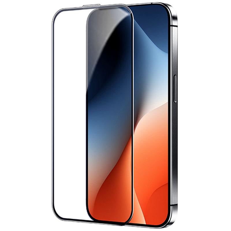 Защитное стекло Remax 3D (GL-27) для Apple iPhone 15 Pro (6.1) на картинке №3
