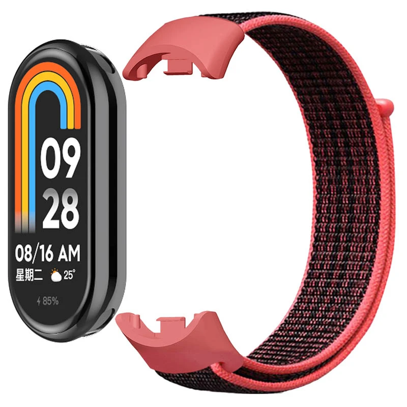 Ремешок Nylon New для Xiaomi Mi Band 8/9/10 1, Нейлон, купить оптом с доставкой