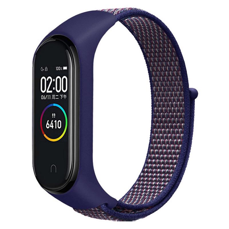 Ремінець Nylon New для Xiaomi Mi Band 3/4/5/6/7 на малюнкі №1
