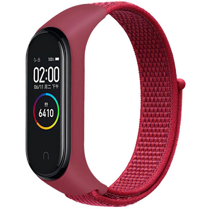Ремінець Nylon New для Xiaomi Mi Band 3/4/5/6/7 на малюнкі №1
