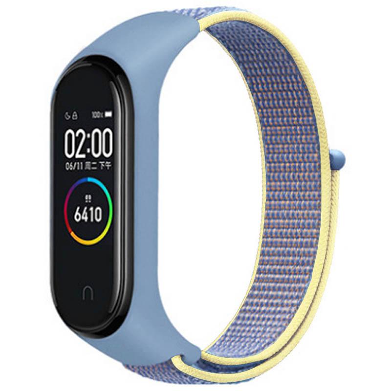 Ремінець Nylon New для Xiaomi Mi Band 3/4/5/6/7 на малюнкі №1