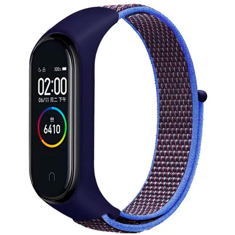 Ремінець Nylon New для Xiaomi Mi Band 3/4/5/6/7 на малюнкі №1
