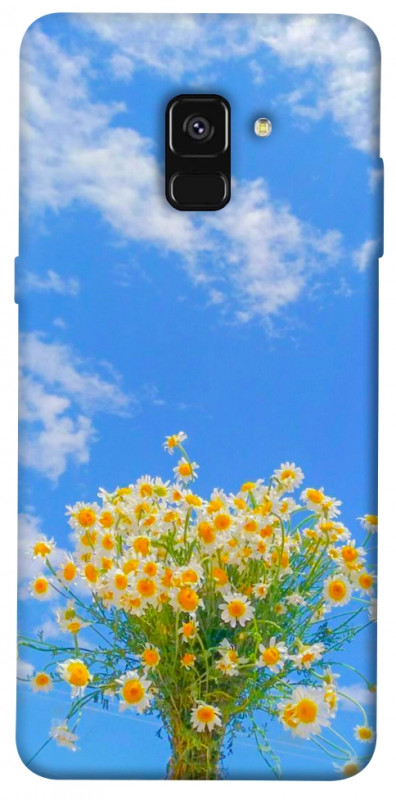 Чехол itsPrint Sky flowers для Samsung A530 Galaxy A8 (2018), цветы, купить оптом с доставкой