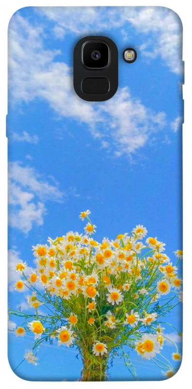 Чехол itsPrint Sky flowers для Samsung J600F Galaxy J6 (2018), цветы, купить оптом с доставкой