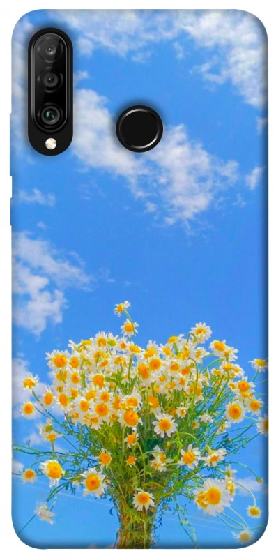 Чохол itsPrint Sky flowers для Huawei P30 lite, квіти, купити оптом з доставкою