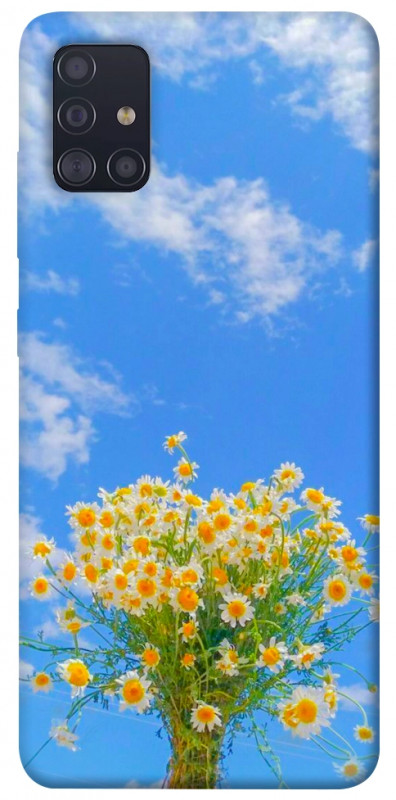 Чехол itsPrint Sky flowers для Samsung Galaxy A51, цветы, купить оптом с доставкой