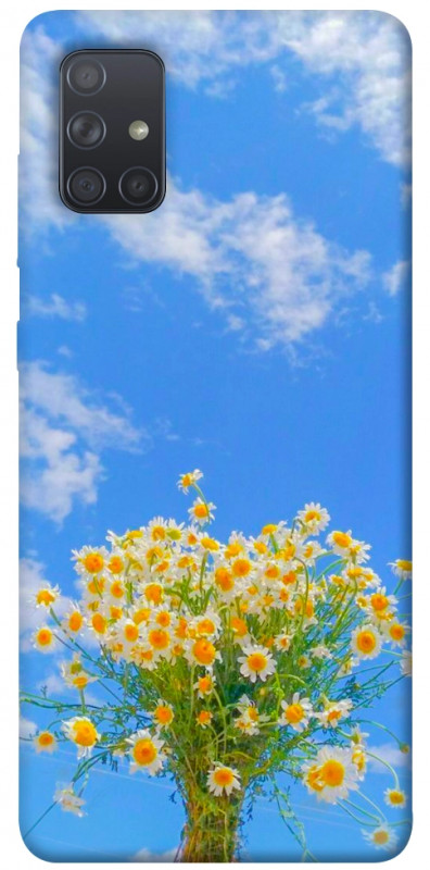 Чехол itsPrint Sky flowers для Samsung Galaxy A71, цветы, купить оптом с доставкой
